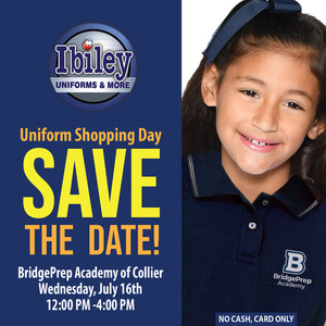  SAVE THE DATE UNIFORM SALE ON CAMPUS